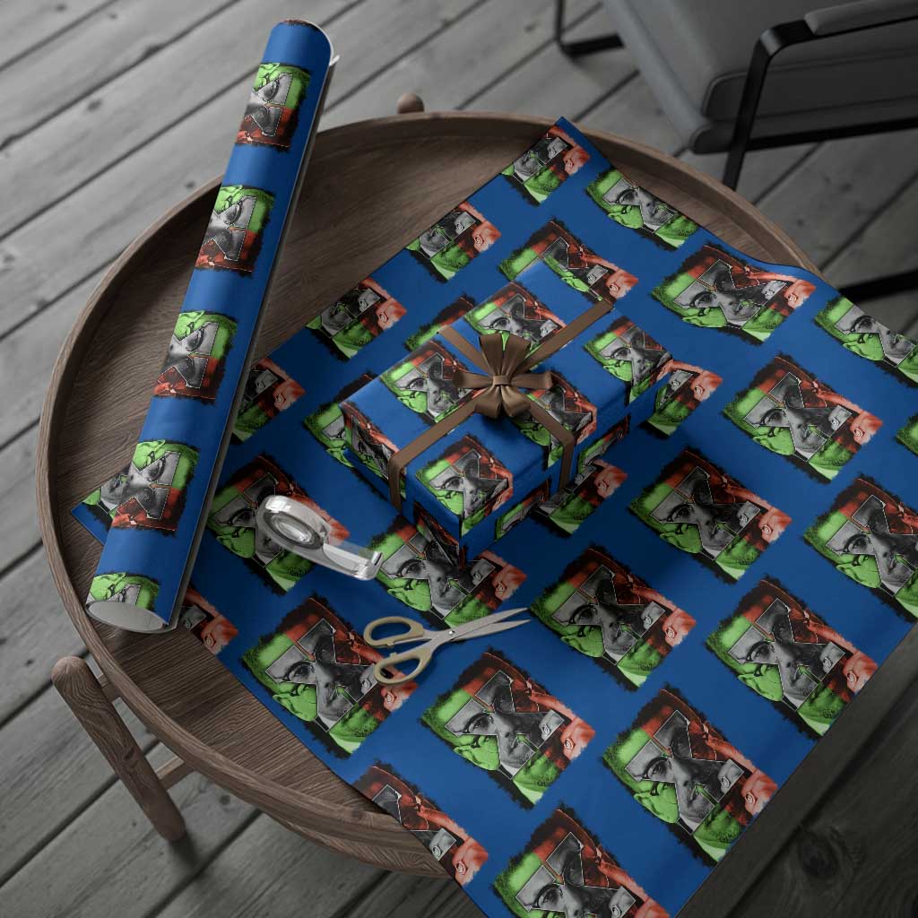 Malcolm X Wrapping Paper Roll Black History Month - Wonder Print Shop