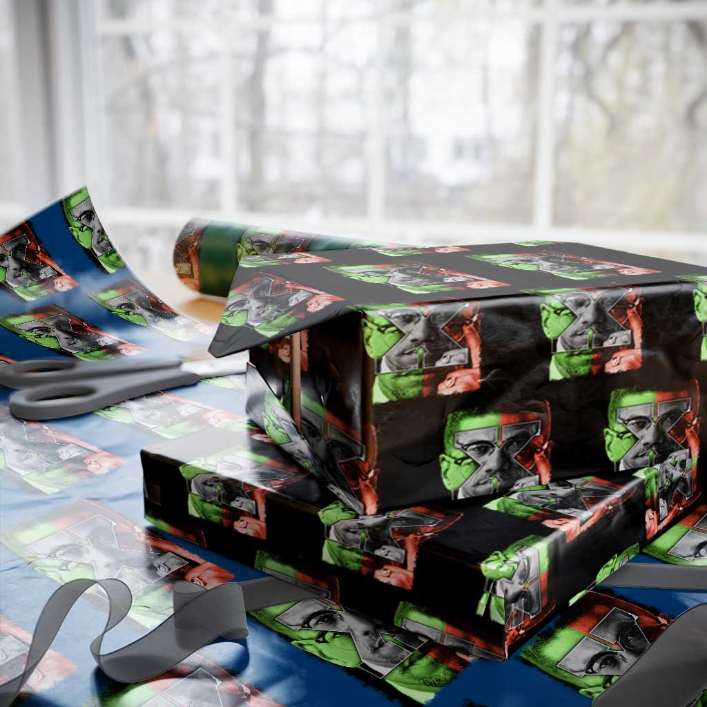 Malcolm X Wrapping Paper Roll Black History Month - Wonder Print Shop