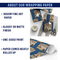 Malcolm X Wrapping Paper Roll Stumbling Is Not Falling Civil Rights Leader TS12