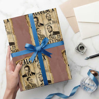 Malcolm X Wrapping Paper Roll Stumbling Is Not Falling Historical Poster TS12