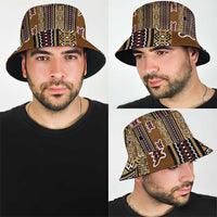 Mali Bologan Mud Cloth Pattern Bucket Hat - Wonder Print Shop