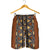 Mali Mud Cloth African Village Shorts for Men Ethnic Geometry Style - Wonder Print Shop