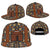 Mali Mud Cloth African Village Snapback Cap Ethnic Geometry Style - Wonder Print Shop