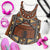 Mali Mud Cloth African Village Women Racerback Tank Ethnic Geometry Style - Wonder Print Shop