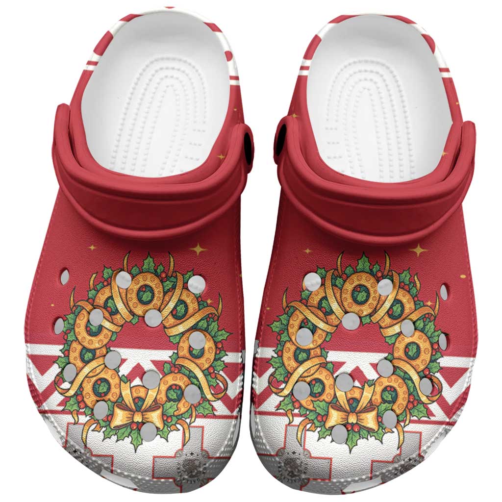 Malta Christmas Clogs Shoes Maltese Honey Rings - Wonder Print Shop