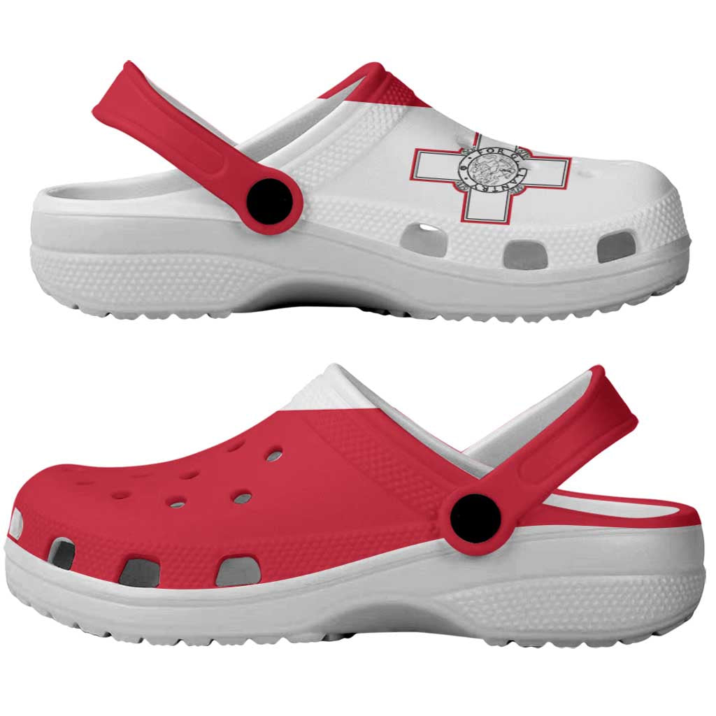 Malta Clogs Shoes Flag Color Inspiration - Wonder Print Shop