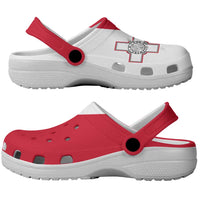 Malta Clogs Shoes Flag Color Inspiration - Wonder Print Shop