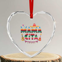 Mama Cita Heart Crystal Glass Ornament Mexican Mom Latina Mothers Day Gift