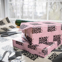 Mama Mommy Mom Bruh Wrapping Paper Roll Funny Mom Life Mother’s Day Gift