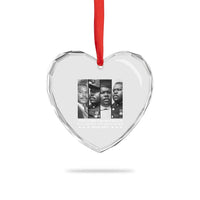 Marcus Garve Quote Heart Crystal Glass Ornament Liberate The Minds Of Men