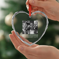 Marcus Garve Quote Heart Crystal Glass Ornament Liberate The Minds Of Men