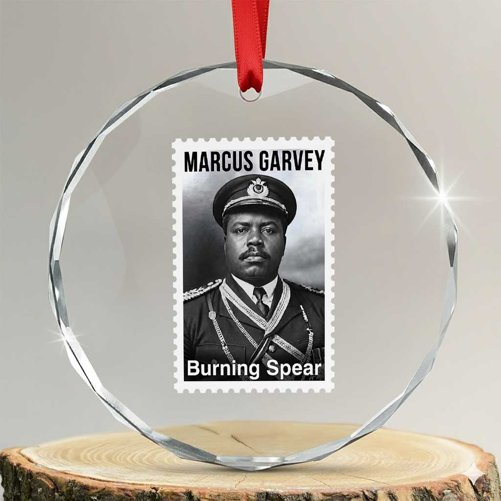 Marcus Garvey Crystal Glass Ornament Jamaican National Hero Legacy Gift