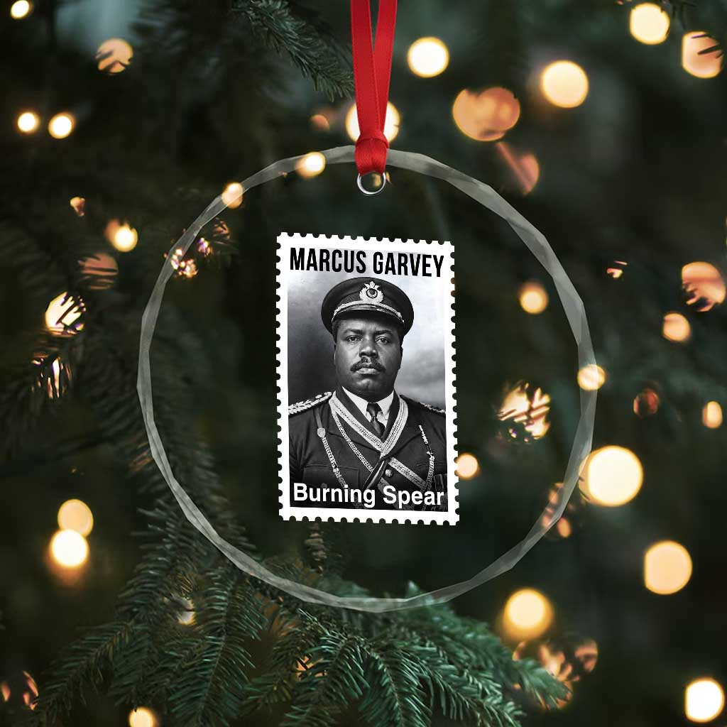 Marcus Garvey Crystal Glass Ornament Jamaican National Hero Legacy Gift