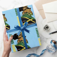 Marcus Garvey Jamaica Pride Wrapping Paper Roll One God One Aim One Destiny