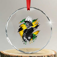 Marcus Garvey Jamaican National Hero Crystal Glass Ornament African American Heritage