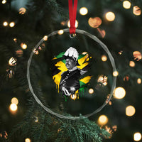Marcus Garvey Jamaican National Hero Crystal Glass Ornament African American Heritage