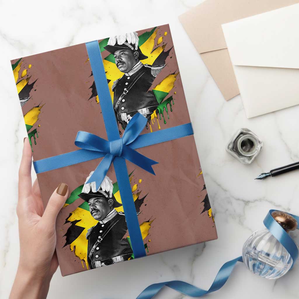 Marcus Garvey Jamaican National Hero Wrapping Paper Roll African American Heritage