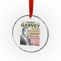 Marcus Garvey Quote Crystal Glass Ornament Black History Month TS10