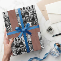 Marcus Garvey Quote Wrapping Paper Roll One God One Aim One Destiny
