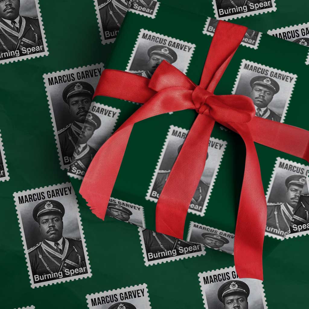 Marcus Garvey Wrapping Paper Roll Jamaican National Hero Legacy Gift