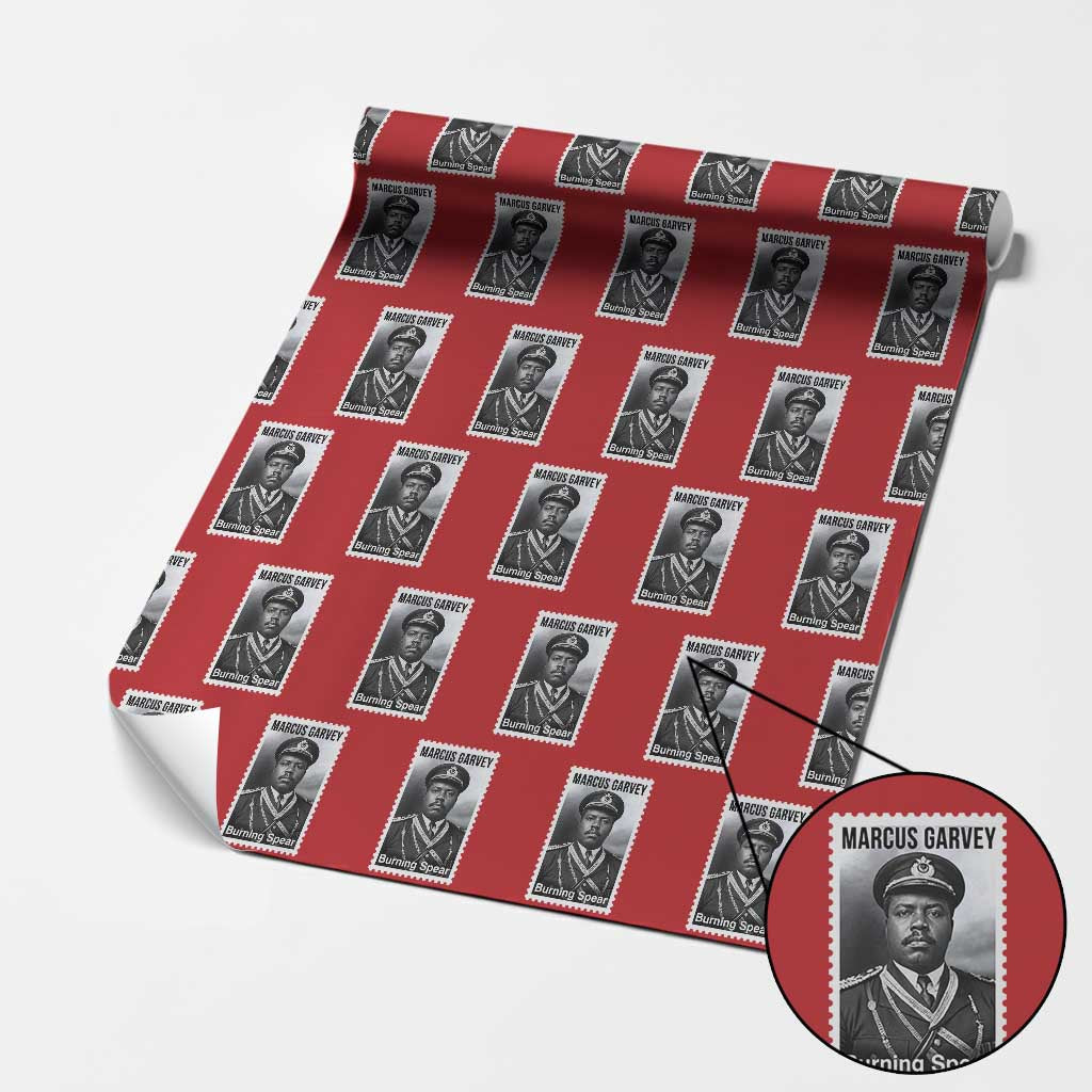 Marcus Garvey Wrapping Paper Roll Jamaican National Hero Legacy Gift