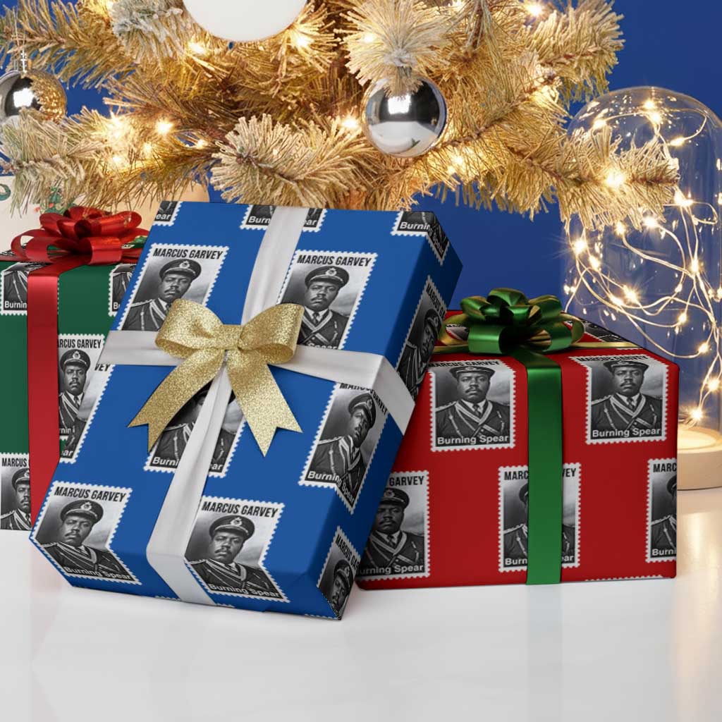 Marcus Garvey Wrapping Paper Roll Jamaican National Hero Legacy Gift