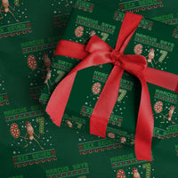 Marcus Says Six Seven Meme Christmas Ugly Sweater Wrapping Paper Roll Trendy Tiktok Gift - Wonder Print Shop