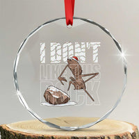 Marcus The Worm Christmas Meme Crystal Glass Ornament Funny Brain Rot Gen Z - Wonder Print Shop