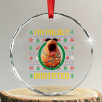 Marcus The Worm Christmas Meme Crystal Glass Ornament Funny Brain Rot Xmas - Wonder Print Shop