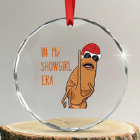 Marcus The Worm Christmas Meme Crystal Glass Ornament In My Costume Era - Wonder Print Shop