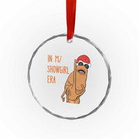 Marcus The Worm Christmas Meme Crystal Glass Ornament In My Costume Era - Wonder Print Shop