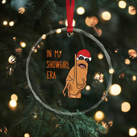 Marcus The Worm Christmas Meme Crystal Glass Ornament In My Costume Era - Wonder Print Shop