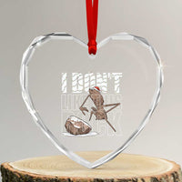Marcus The Worm Christmas Meme Heart Crystal Glass Ornament Funny Brain Rot Gen Z - Wonder Print Shop