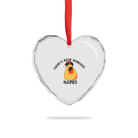 Marcus The Worm Christmas Meme Heart Crystal Glass Ornament There Is Been Numeous Injuries - Wonder Print Shop