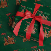 Marcus The Worm Christmas Meme Wrapping Paper Roll Funny Brain Rot Gen Z Xmas - Wonder Print Shop