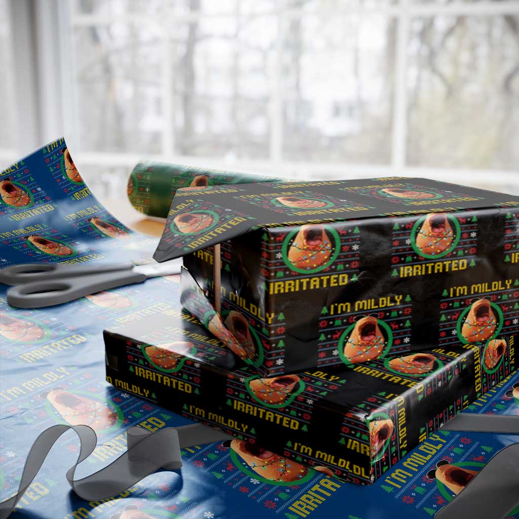 Marcus The Worm Christmas Meme Wrapping Paper Roll Funny Brain Rot Xmas - Wonder Print Shop
