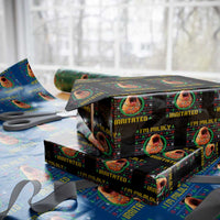 Marcus The Worm Christmas Meme Wrapping Paper Roll Funny Brain Rot Xmas - Wonder Print Shop