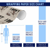 Marcus The Worm Christmas Meme Wrapping Paper Roll I Do Not Like This Rock Xmas - Wonder Print Shop