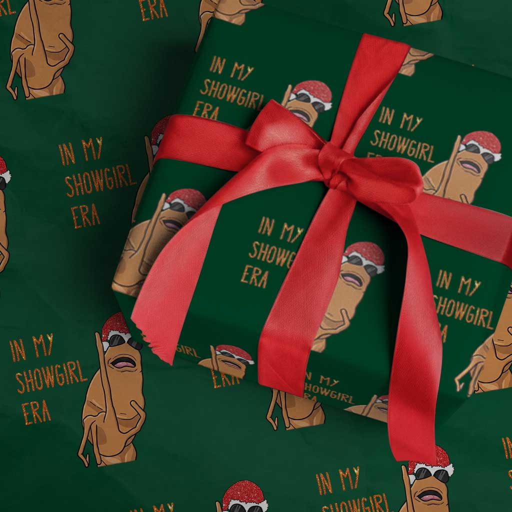 Marcus The Worm Christmas Meme Wrapping Paper Roll In My Costume Era - Wonder Print Shop