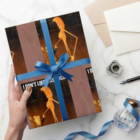 Marcus The Worm Christmas Wrapping Paper Roll I Don't Like This Rock Funny Meme - Wonder Print Shop