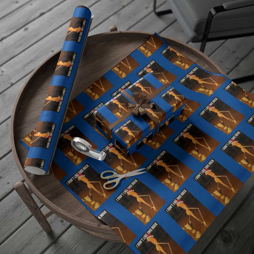 Marcus The Worm I Don't Like This Rock Wrapping Paper Roll - Wonder Print Shop