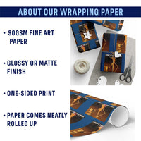Marcus The Worm I Don't Like This Rock Wrapping Paper Roll - Wonder Print Shop