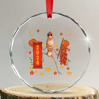 Marcus The Worm Lunar New Year Meme Crystal Glass Ornament Trendy Gag Gift - Wonder Print Shop