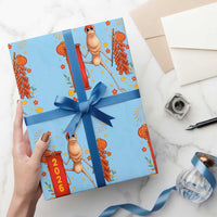 Marcus The Worm Lunar New Year Meme Wrapping Paper Roll Trendy Gag Gift - Wonder Print Shop