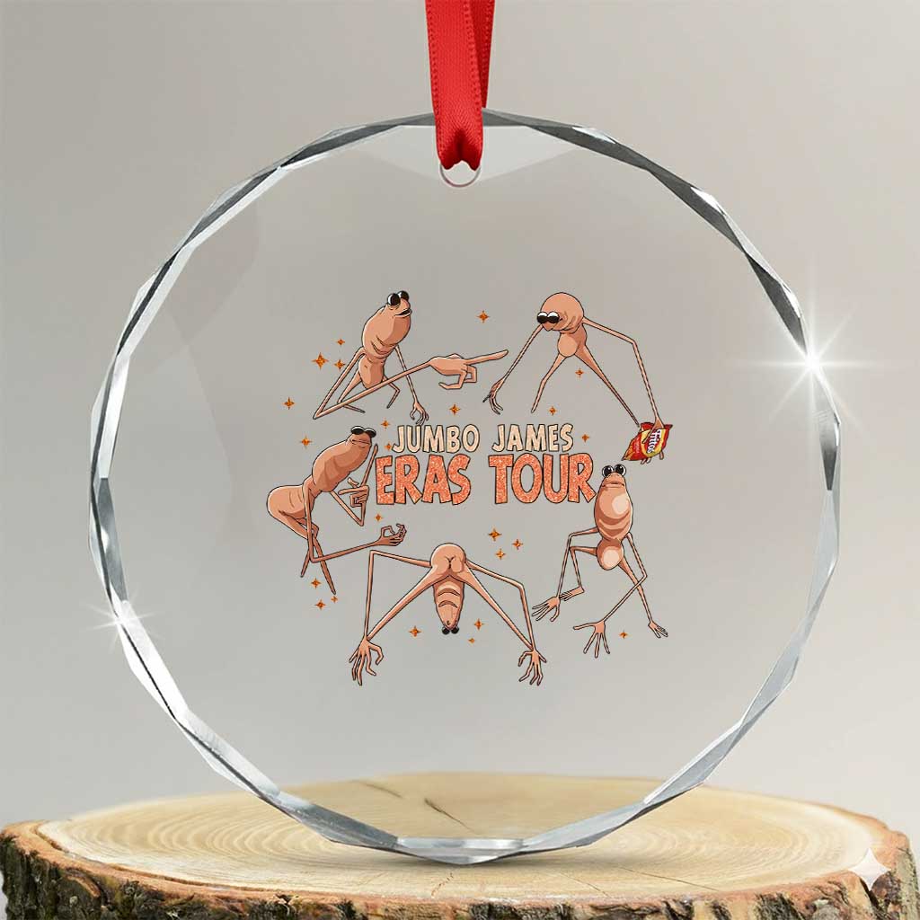 Marcus The Worm Meme Crystal Glass Ornament Jumbo James Eras Tour - Wonder Print Shop