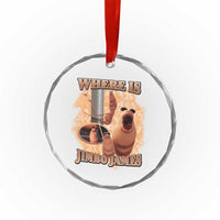 Marcus The Worm Meme Crystal Glass Ornament Where Is Jimbo James - Wonder Print Shop