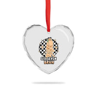 Marcus The Worm Meme Heart Crystal Glass Ornament 67 Six Seven Gen Z Humor - Wonder Print Shop