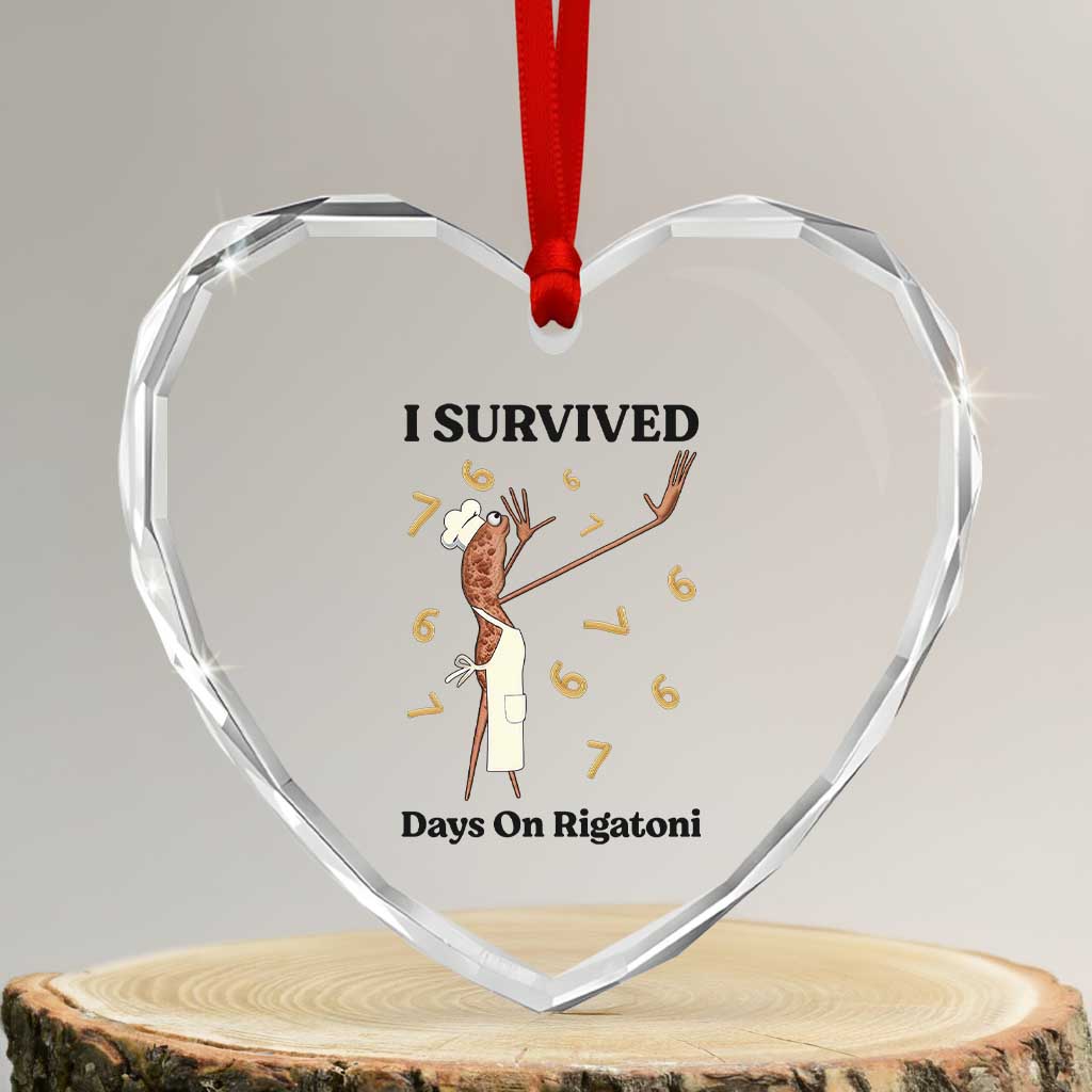 Marcus The Worm Meme Heart Crystal Glass Ornament Funny 67 Six Seven Brain Rot - Wonder Print Shop