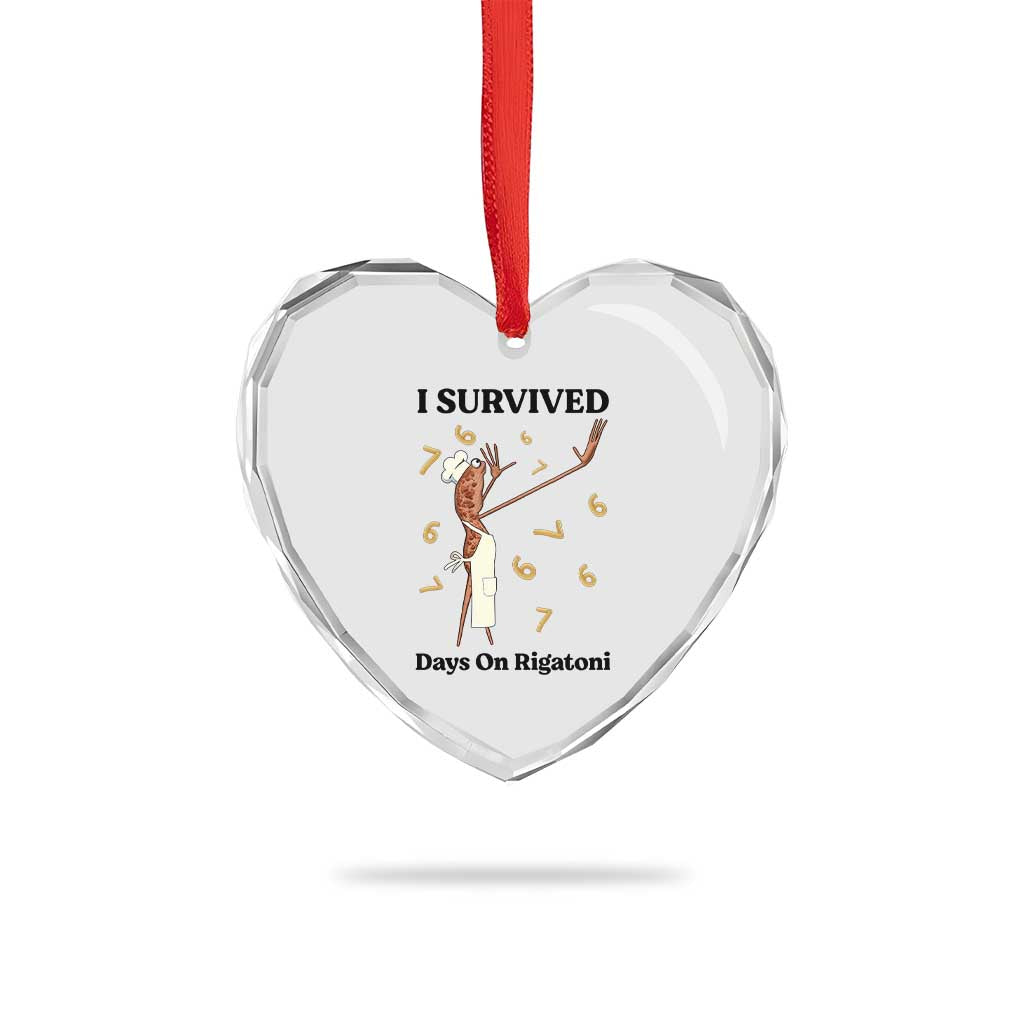 Marcus The Worm Meme Heart Crystal Glass Ornament Funny 67 Six Seven Brain Rot - Wonder Print Shop