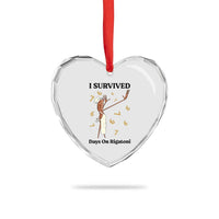 Marcus The Worm Meme Heart Crystal Glass Ornament Funny 67 Six Seven Brain Rot - Wonder Print Shop